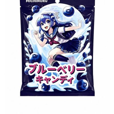 Карамель со вкусом Черники | MICHINOKU Blueberry Candy